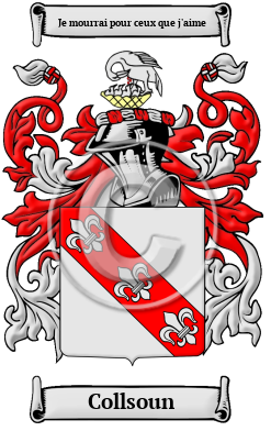 Collsoun Family Crest/Coat of Arms