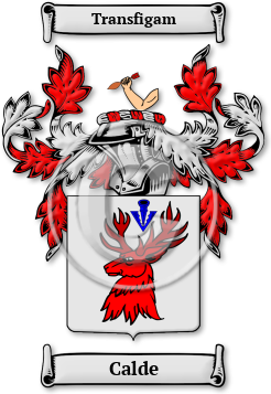Calde Family Crest Download (JPG) Legacy Series - 600 DPI