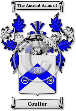 Coulter Family Crest Download (JPG) Legacy Series - 600 DPI