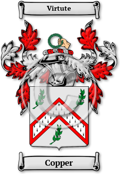 Copper Family Crest Download (jpg) Legacy Series - 150 DPI