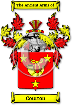 Courton Family Crest Download (JPG) Legacy Series - 600 DPI