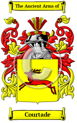 Courtade Family Crest/Coat of Arms