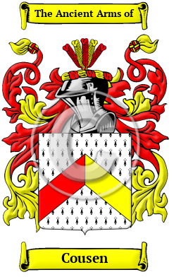 Cousen Family Crest/Coat of Arms