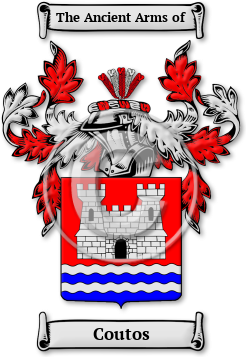 Coutos Family Crest Download (jpg) Legacy Series - 150 DPI