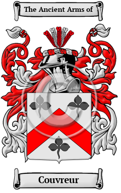 Couvreur Family Crest Download (JPG) Heritage Series - 600 DPI