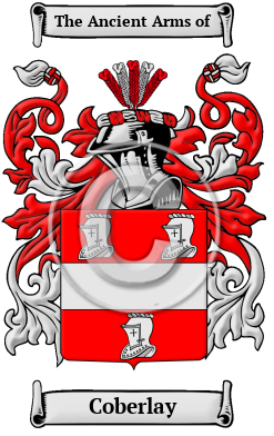 Coberlay Family Crest/Coat of Arms