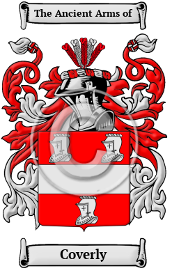 Coverly Family Crest/Coat of Arms
