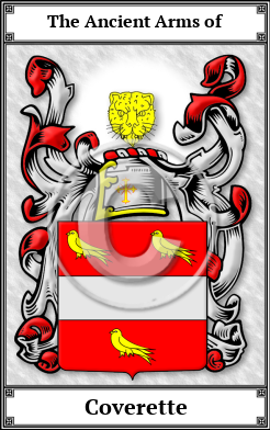 Coverette Family Crest Download (JPG) Book Plated - 600 DPI