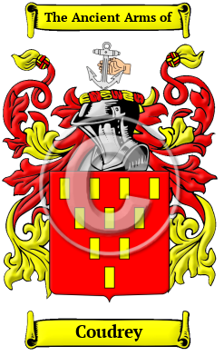 Coudrey Family Crest/Coat of Arms