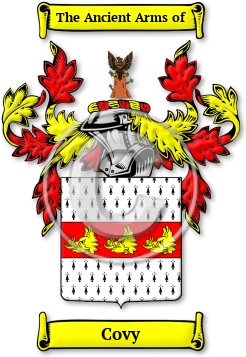 Covy Family Crest Download (jpg) Legacy Series - 150 DPI