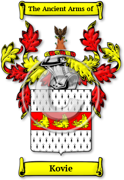 Kovie Family Crest Download (jpg) Legacy Series - 150 DPI