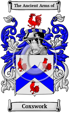 Coxswork Family Crest/Coat of Arms
