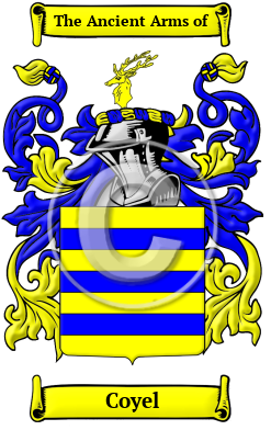 Coyel Family Crest/Coat of Arms