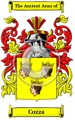 Cozza Family Crest/Coat of Arms