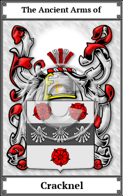 Cracknel Family Crest Download (JPG) Book Plated - 600 DPI