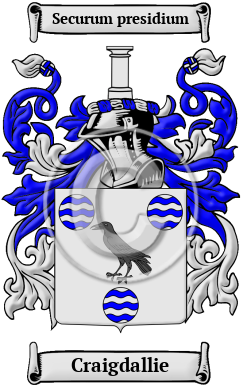 Craigdallie Family Crest/Coat of Arms