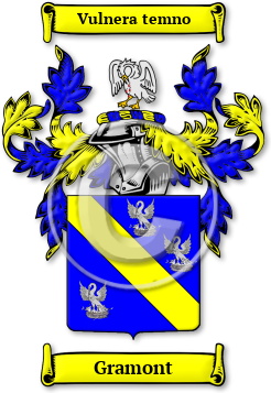 Gramont Family Crest Download (jpg) Legacy Series - 150 DPI