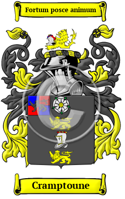 Cramptoune Family Crest/Coat of Arms