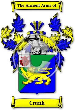 Crunk Family Crest Download (JPG) Legacy Series - 600 DPI