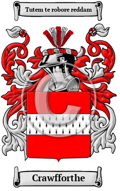Crawfforthe Family Crest/Coat of Arms