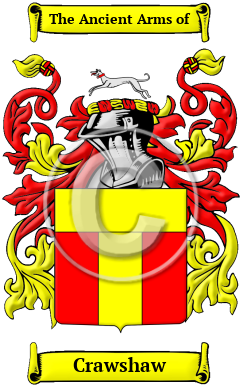 Crawshaw Family Crest/Coat of Arms