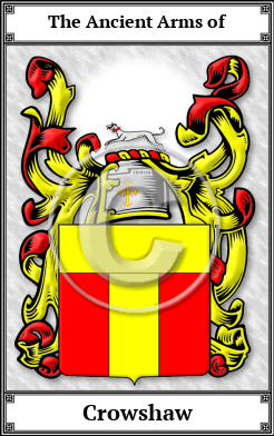 Crowshaw Family Crest Download (JPG)  Book Plated - 150 DPI