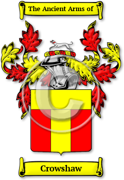 Crowshaw Family Crest Download (jpg) Legacy Series - 150 DPI