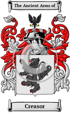 Creasor Family Crest/Coat of Arms