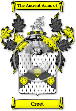 Creet Family Crest Download (JPG) Legacy Series - 600 DPI