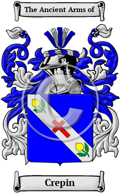 Crepin Family Crest/Coat of Arms