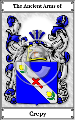 Crepy Family Crest Download (JPG) Book Plated - 600 DPI