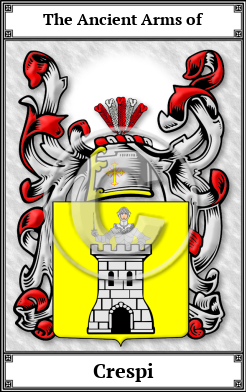 Crespi Family Crest Download (JPG)  Book Plated - 150 DPI