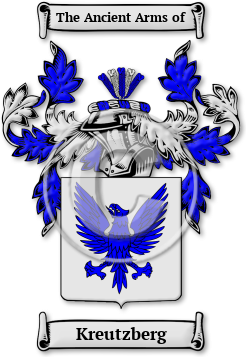 Kreutzberg Family Crest Download (jpg) Legacy Series - 150 DPI