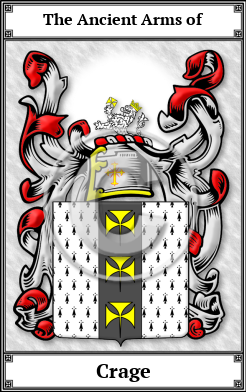 Crage Family Crest Download (JPG)  Book Plated - 150 DPI