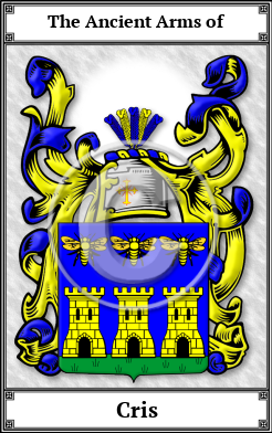 Cris Family Crest Download (JPG)  Book Plated - 150 DPI