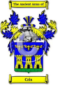 Cris Family Crest Download (jpg) Legacy Series - 150 DPI