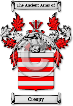 Crespy Family Crest Download (jpg) Legacy Series - 150 DPI