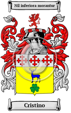 Cristino Family Crest/Coat of Arms