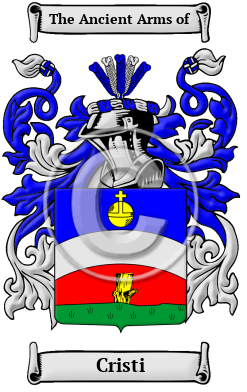 Cristi Family Crest/Coat of Arms