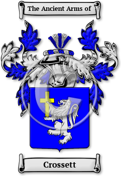 Crossett Family Crest Download (jpg) Legacy Series - 150 DPI