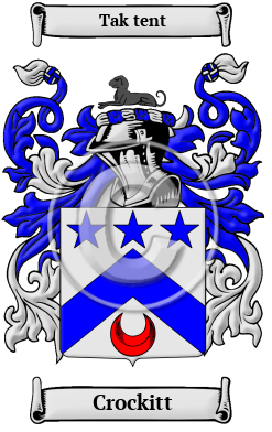 Crockitt Family Crest/Coat of Arms