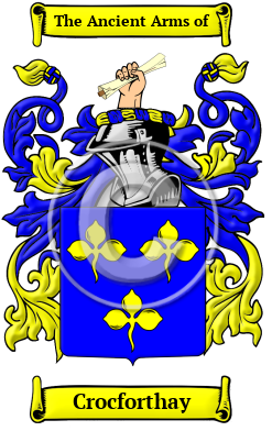 Crocforthay Family Crest/Coat of Arms