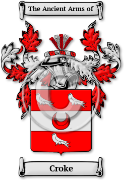 Croke Family Crest Download (jpg) Legacy Series - 150 DPI