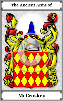 McCroskey Family Crest Download (JPG)  Book Plated - 150 DPI