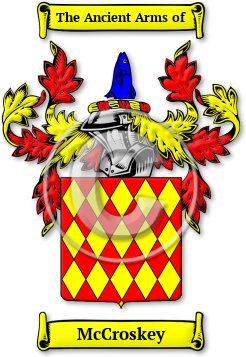 McCroskey Family Crest Download (jpg) Legacy Series - 150 DPI