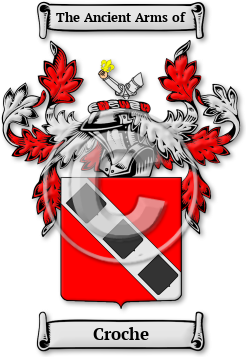 Croche Family Crest Download (JPG) Legacy Series - 600 DPI