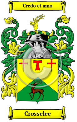 Crosselee Family Crest/Coat of Arms