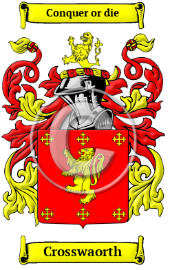 Crosswaorth Family Crest/Coat of Arms