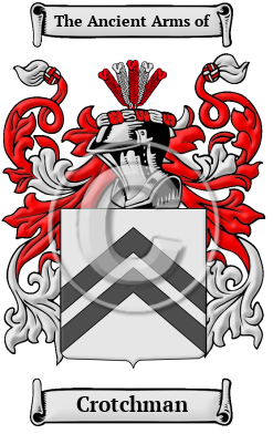 Crotchman Family Crest/Coat of Arms