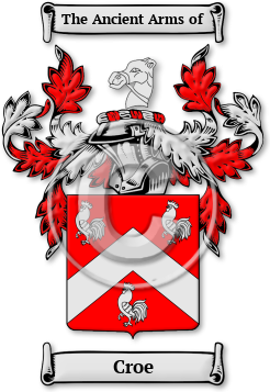 Croe Family Crest Download (jpg) Legacy Series - 150 DPI